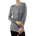 Langarmshirt Grau XS