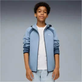 Puma Evostripe Full-Zip Dk Jungen Kapuzensweater, blau - 152
