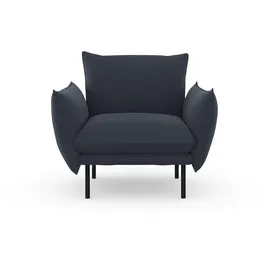 OTTO home Cocktailsessel Stine Polyester 96 x 86 x 86 cm Blau