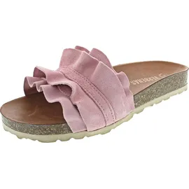 Verbenas Rocio Serraje Volante Pantolette Rosa 38 EU