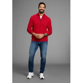 MAN'S WORLD Strickjacke in dunkelrot | Gr.: 4XL