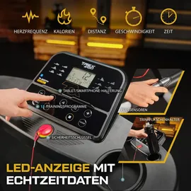 trex sport Laufband TX-500TM Schwarz