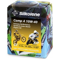 10W-40 Fuchs Silkolene Comp 4 XP Motorrad Motoröl 4 Liter