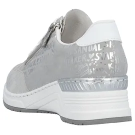 Rieker Sneaker Low Silber/Beige Damen 42