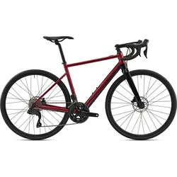 E-Bike Rennrad E-EDR - E-EDR AF Shimano 105 Di2 2×12S rot bordeaux|SCHWARZ XL