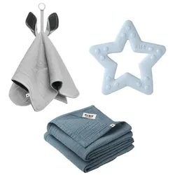 BIBS® Geschenkset Baby Shower Baby Blue