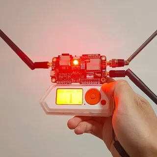 Cikiki Für Flipper Zero Modifikationsmodul, 2,4 G Modul-Erweiterungsplatine, unterstützt NEF Sniffer/Mousejacker, CC1101 Modul, Modulzubehör, WiFi-Multiboard