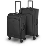 Topmove TOPMOVE® Kofferset, Softcase, 62 l und 96 l inkl. Rollen mit Zahlenschloss