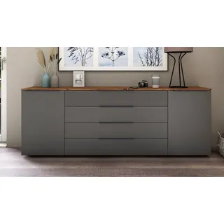 borchardt Möbel Sideboard »Tom«, Breite 200 cm, grau