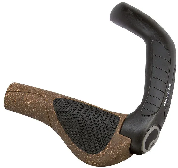 Ergon Lenkergriff GP5-S Bio Kork mit Bar Ends kork/schwarz lang/lang regular