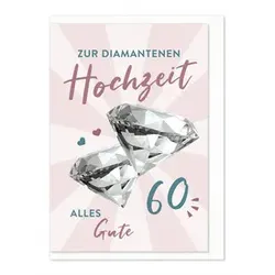 KOMMA3 Diamantene Hochzeitskarte 01-312 Bild