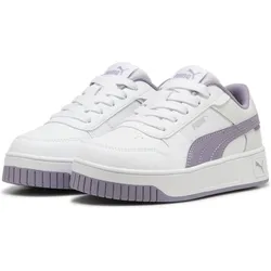 Carina Street Sneakers Mächen PUMA White Pale Plum Silver Purple Metallic One Size