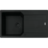 Franke Urban UBG 611-86 links Einbauspüle granit schwarz + Excenterbetätigung 840 x 480 mm