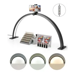 VEVOR Halbmond Nagel Tischlampe Schreibtischlampe LED-Licht 30W Einstellbar