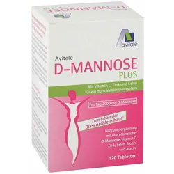 D-Mannose Plus 2000 mg Tabl.m.Vit.u.Mineralstof. 120 St