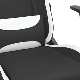 vidaXL Falix Gaming-Stuhl Schwarz/Weiß