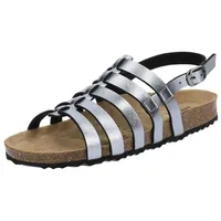 GEOX Sandalen in Metallic Anthracite | Gr.: 39
