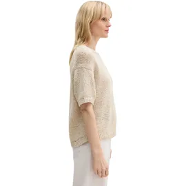 Marc O'Polo Kurzarm Pullover Loose Beige S