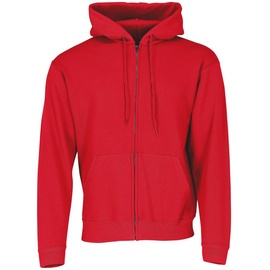 FRUIT OF THE LOOM Classic Hooded Sweat Jacket - rot,