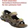 NordCap Trekkingsandale Unisex Braun 46