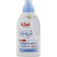 Klar Feines & Wolle 6x500ml, ohne Duft, 50 Waschladungen, Feinwaschmittel, für Allergiker