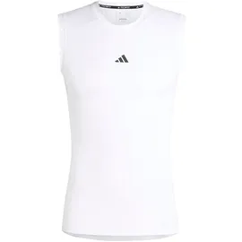 adidas Techfit Compression Training Sleeveless T-shirt White, S