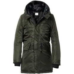 LENASSO Herren wasserabweisender Winter-Parka mit Kapuze Winter-Jacke Herbst-Parka 900308 Khaki - XL