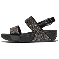 FitFlop Sandale, »LULU«, Keilsandale, Sommerschuh mit Glitter schwarz