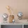 Hoptimist LED, Lampe L, Chrome 15cm & Silber