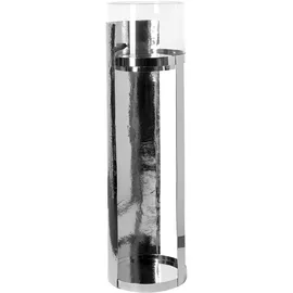 Fink Windlicht MANIAC Edelstahl/Glas Silber