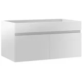 duschspa Waschtisch Unterschrank Badschrank Waschbeckenunterschrank Waschtischunterschrank, Hochglanz, Hängeschrank Unterschrank | 79.5 cm x 40 cm x 45 cm