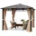 TOOLPORT Deluxe 3 x 3 m inkl. Seitenteile taupe