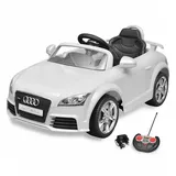 vidaXL Audi TT RS Aufsitzauto für Kinder mit Fernsteuerung Weiß