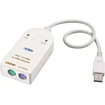 ATEN UC100KMA Tastatur- / Maus-Adapter, KVM Switch, Grau