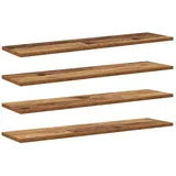 vidaXL Bücherregal 80 x 20 x 1,5 cm Braun