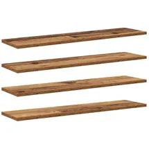 vidaXL Bücherregal 80 x 20 x 1,5 cm Braun