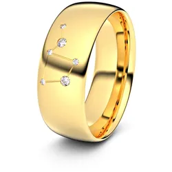 Sternzeichenring Waage 750er Gelbgold - 4417