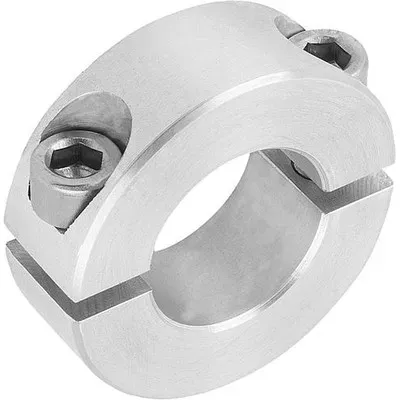 KLEMMRING GETEILT, D1=4, D2=16, B=9, ALUMINIUM BLANK
