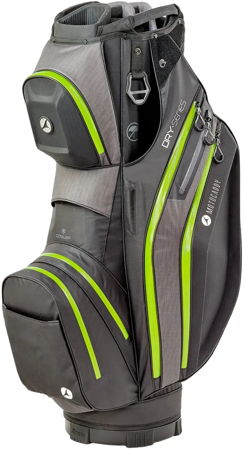 Motocaddy Cartbag Dry-Series, schwarz/lime