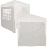 Defactoshop Pavillonseitenteil 2X Seitenteile für 2x2 m mit Seitenwand oder 300x180cm für 3x3 m, Passen für Pavillon 2x2m, 3x3m oder 3x6m beige 200 cm