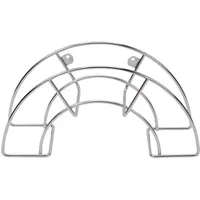 Sauvic Kleiner Schlauchhalter 36,5 x 19,5 cm grau/weiß