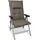 Beautissu Hochlehner Auflage 120 x 50 x 7 cm taupe 4-tlg.