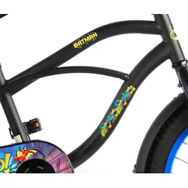 tpfsports Batman Kinderfahrrad - Jungen 18 Zoll - Rücktritt + Handbremse - Schwarz