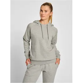 hummel Kapuzenpullover Hoodie Grau Melange XS