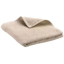 Vivaraise  Stoffserviette Serviette recyclée  Abby  in Beige, 70x130 cm