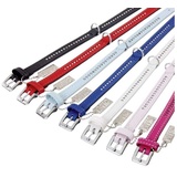 Karlie VINTAGE Strass Halsband Rot - 24 cm