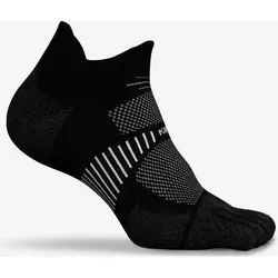 Laufsocken Run900 Invisible dünn Zehensocken schwarz 39