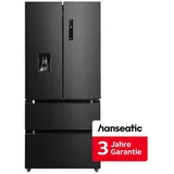 Hanseatic French Door HFD18983CWDBI, 190 cm hoch, 83 cm breit schwarz