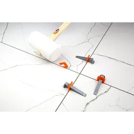 hexpro Fliesen Nivelliersystem Set (20000 Zuglaschen 1,5mm) Nivelliersyst...