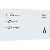 vidaXL Magnettafel Wandmontage Glas 120 x 60 cm